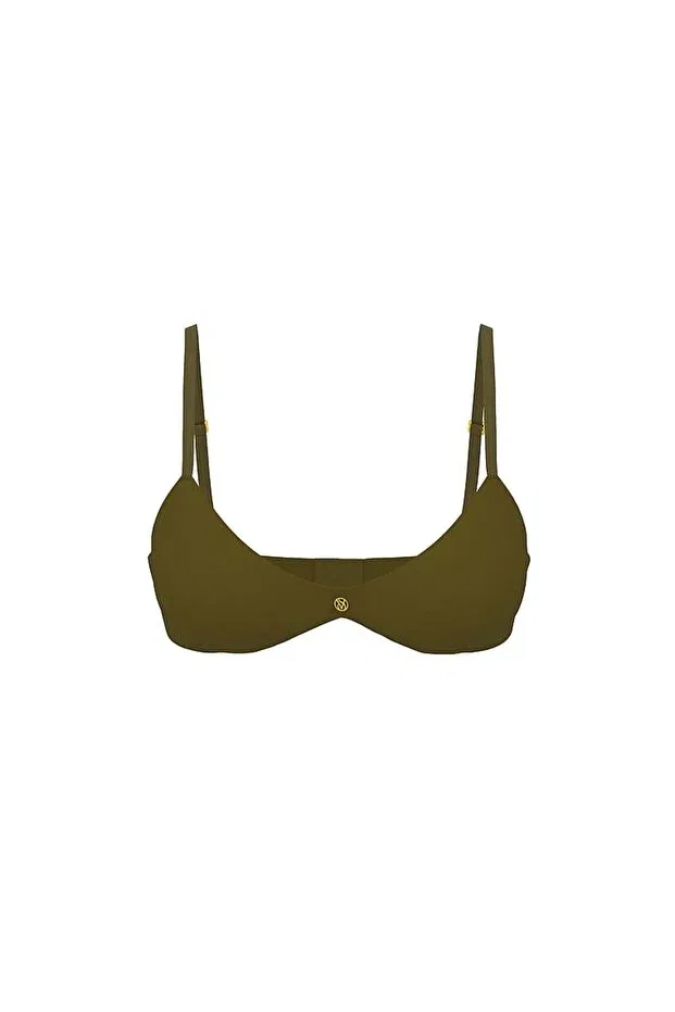 Женский бюстгальтер без косточек с цветочным принтом So Obsessed Smooth Wire-Free Push-Up Bra Victoria'S Secret, Khaki — фото 3
