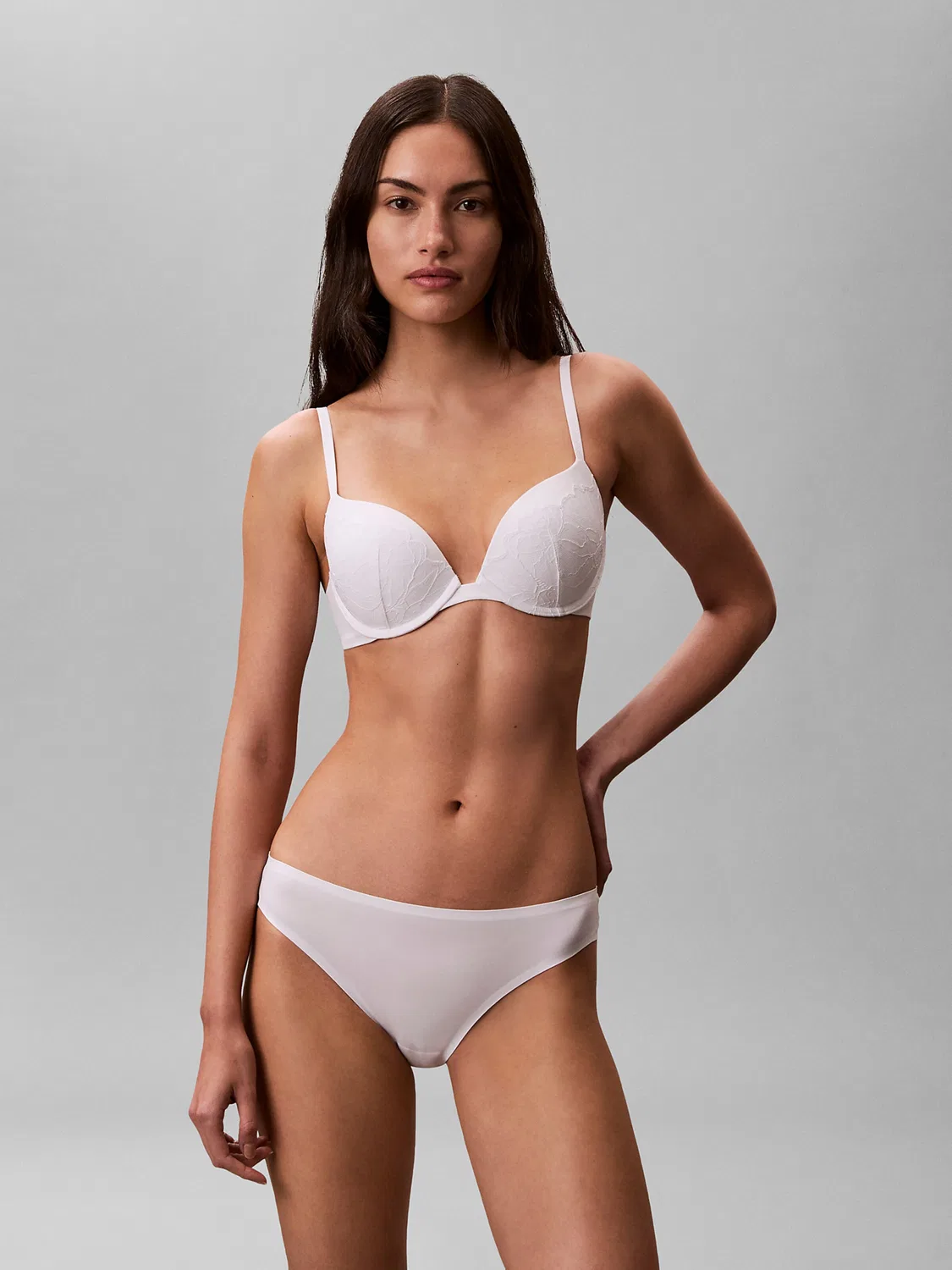 Трусики Calvin Klein Perfectly Fit белого цвета — фото 3