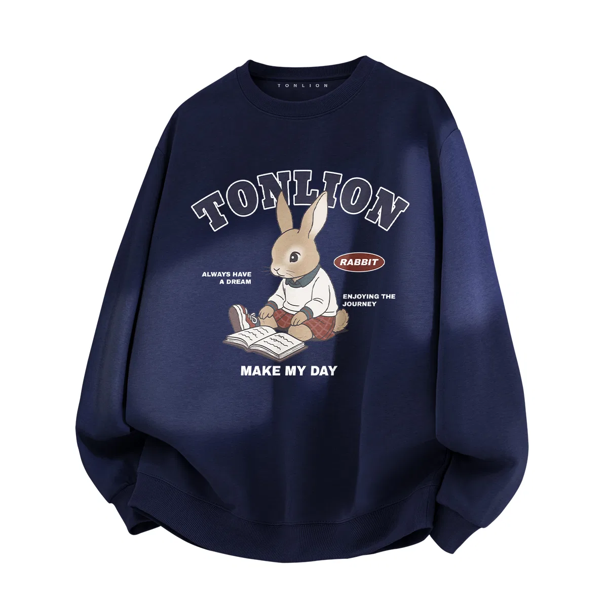 Детский свитшот с длинным рукавом Academy Style Cartoon Pattern Unisex Tonlion, 330G Heavy, Цвет: 330G Heavy Tibetan Blue