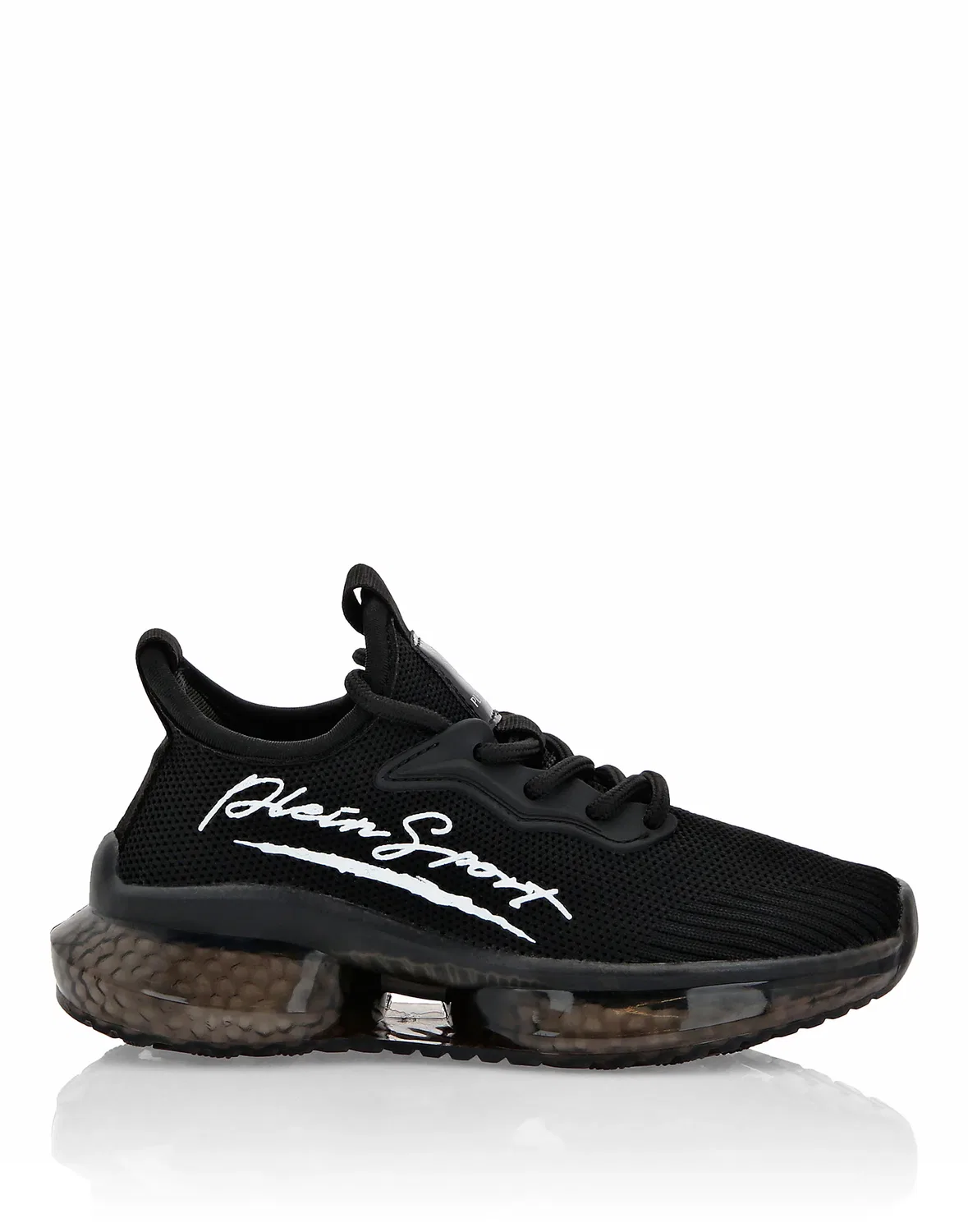 Детские кроссовки низкие с объемной подошвой Trainer Lo-Top PLEIN SPORT Bubble Sole, черный