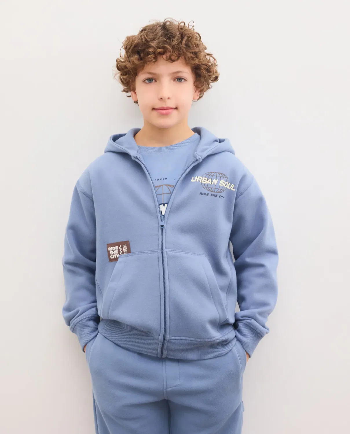 Детская худи для мальчиков с капюшоном Kids El Corte Inglés, Azul