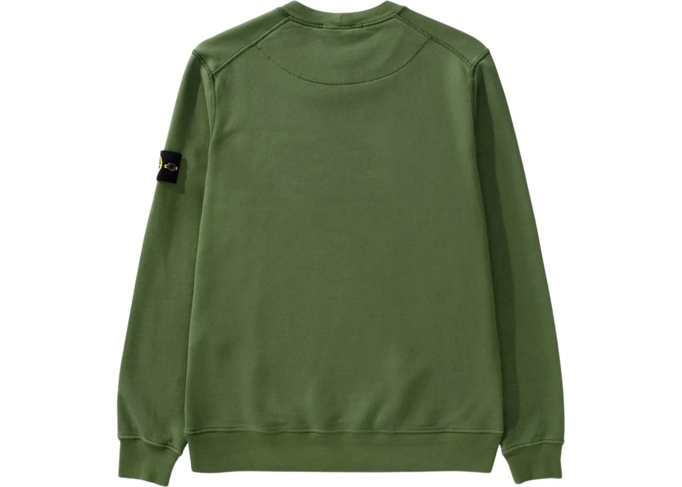 Мужской свитшот хлопковый Stone Island, Green — фото 2