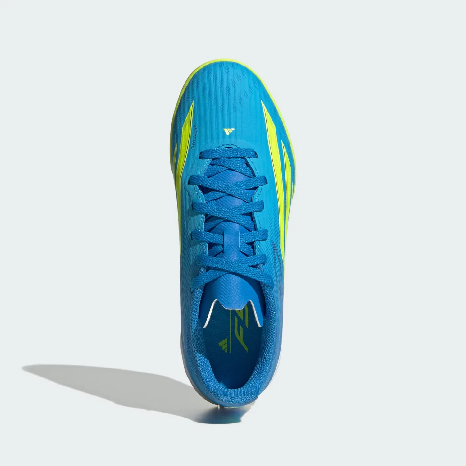 Спортивные кроссовки Adidas Performance F50 League в неоново-синем цвете — фото 2