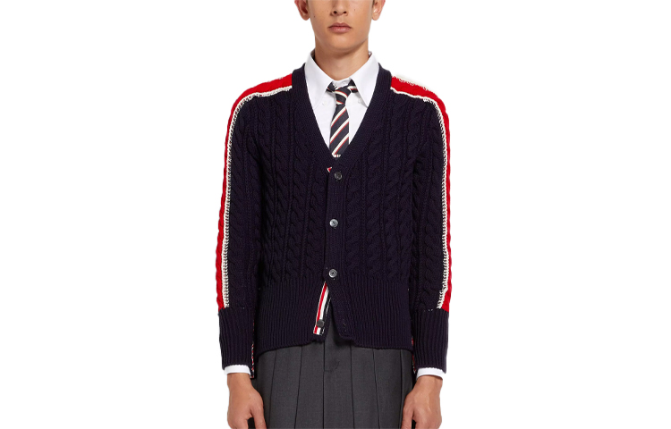 

Свитер мужской синий THOM BROWNE, морской синий