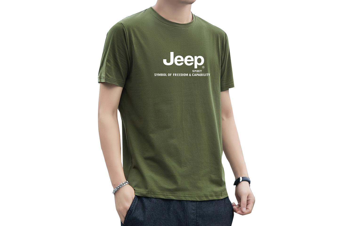 

Футболка весна-лето мужская JEEP SPIRIT, зеленый