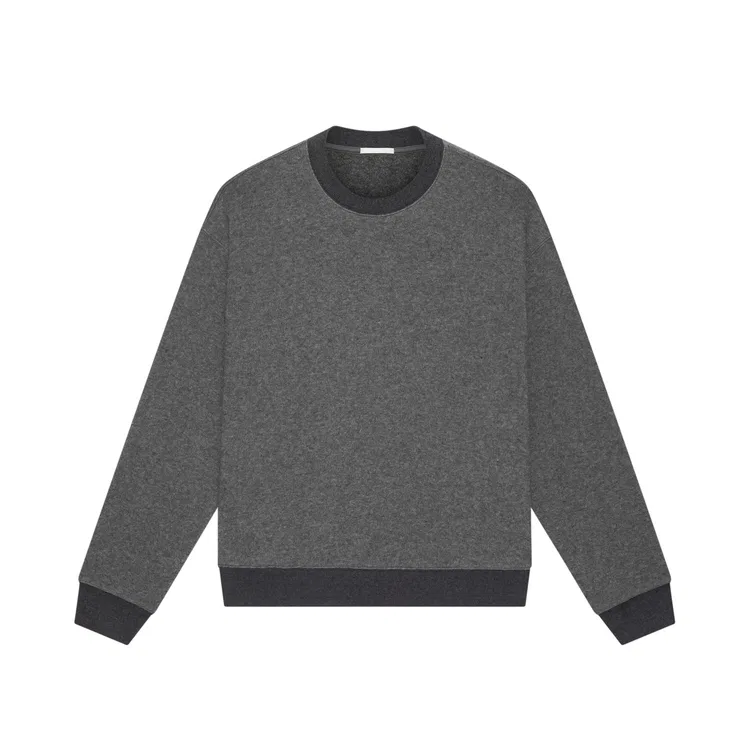 Детский свитшот с круглым вырезом Nice Rice, Dark Heather Gray