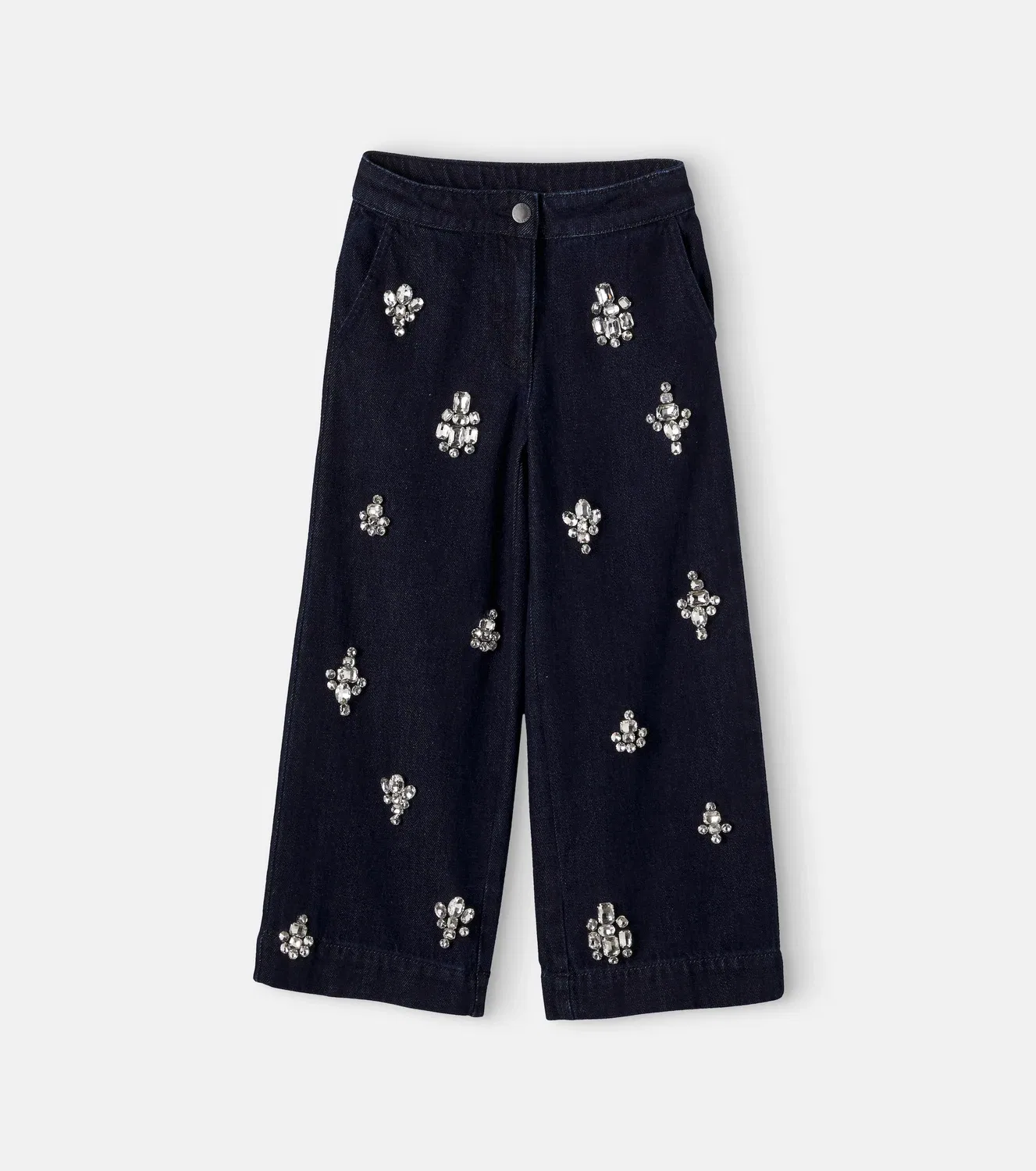 Джинсы с украшениями Stella Mccartney Kids, синий