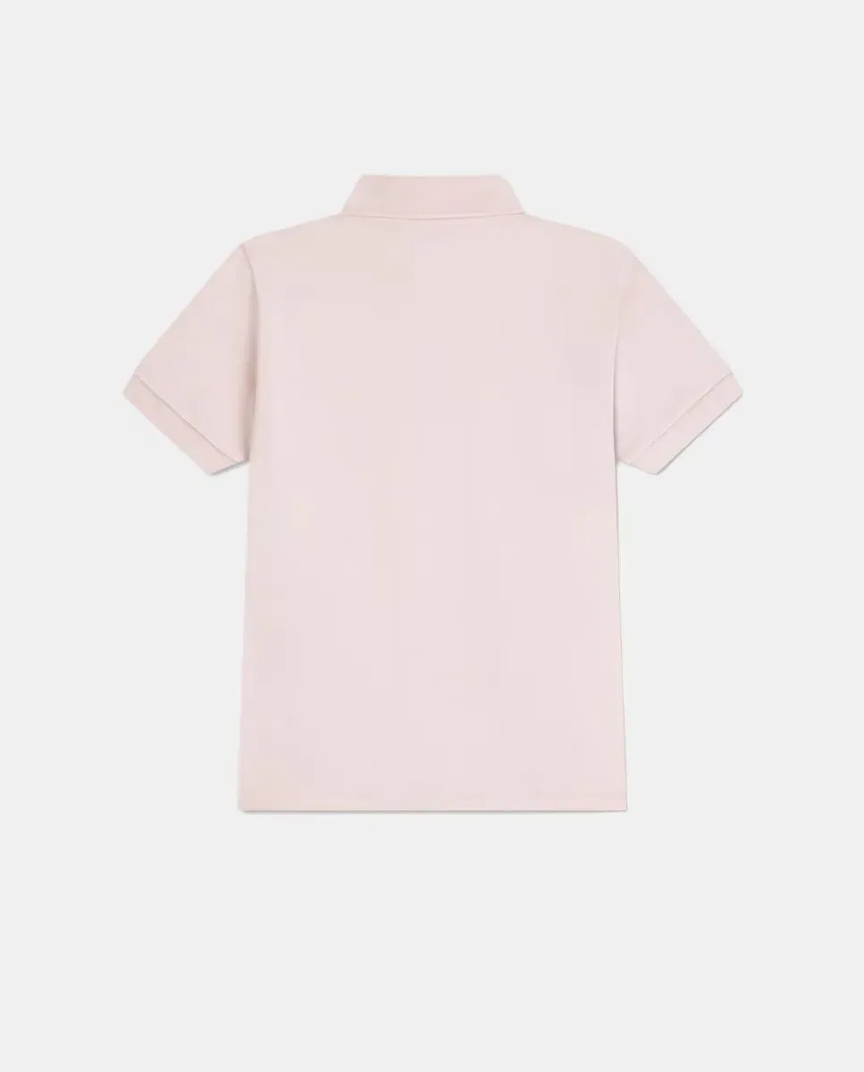 Детский поло для мальчиков хлопковый Lacoste, Rosa — фото 2