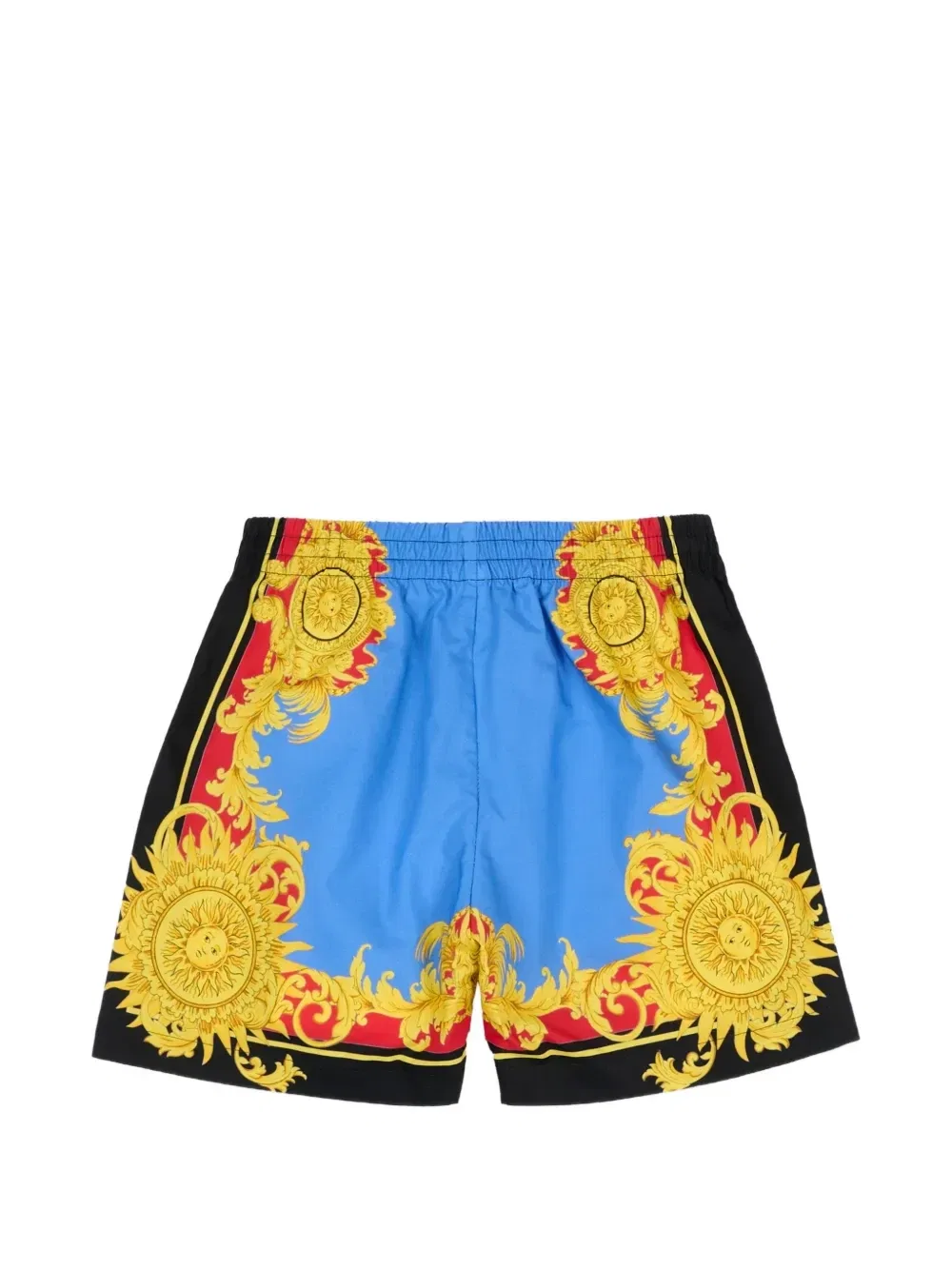 Шорты в морскую тематику Barocco Versace Kids, золотой — фото 2