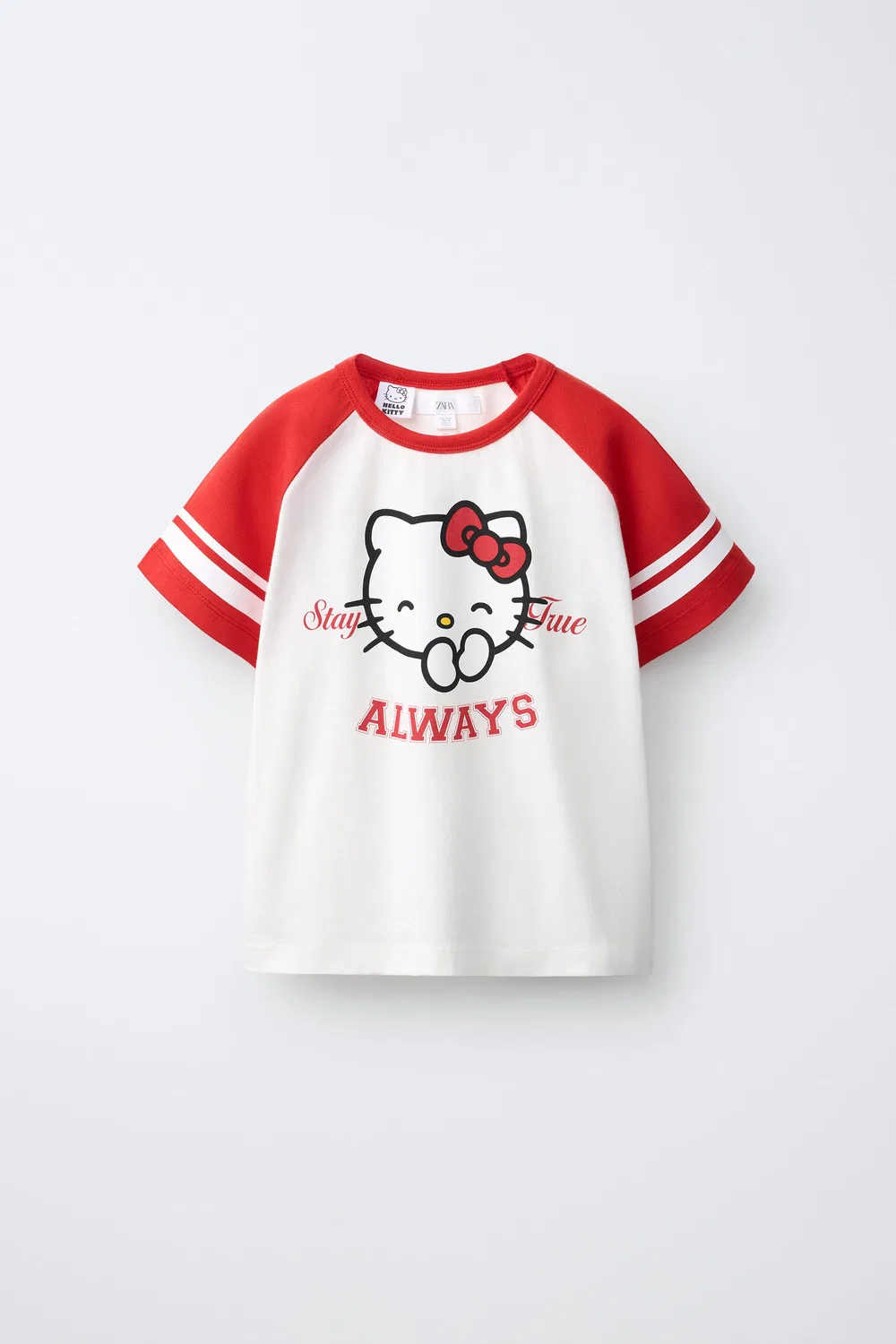 Футболка с рукавами реглан Hello Kitty Sanrio ZARA, White