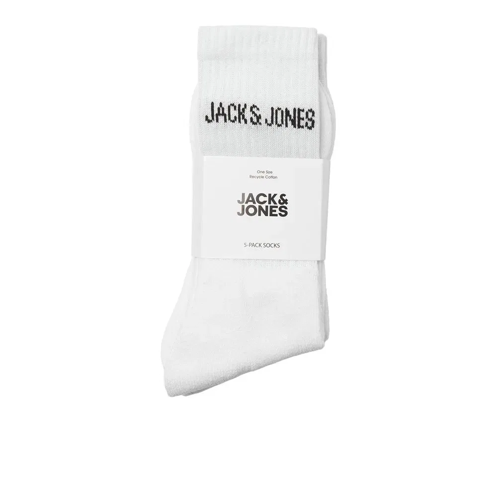 Носки Regen 5 пар Jack & Jones, белый — фото 2