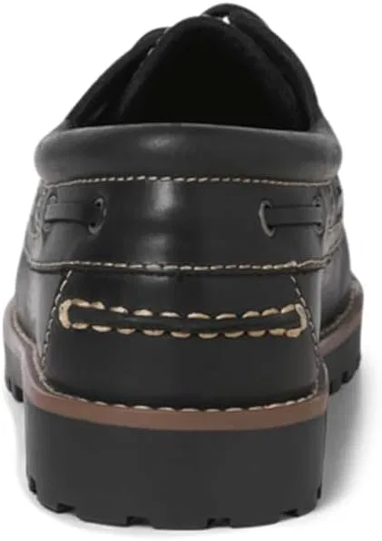 Мужские кожаные мокасины JACK & JONES Jfwbrooklyn, Black — фото 4