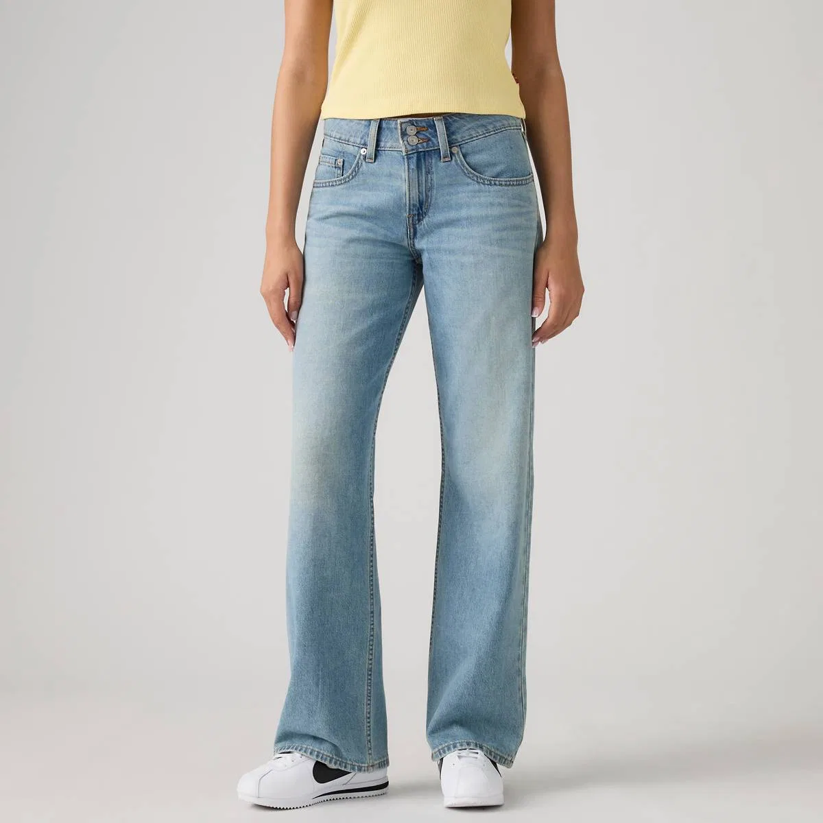 Свободные женские джинсы Superlow Levi's, Inherent Dreams Ltw - Medium Wash — фото 2