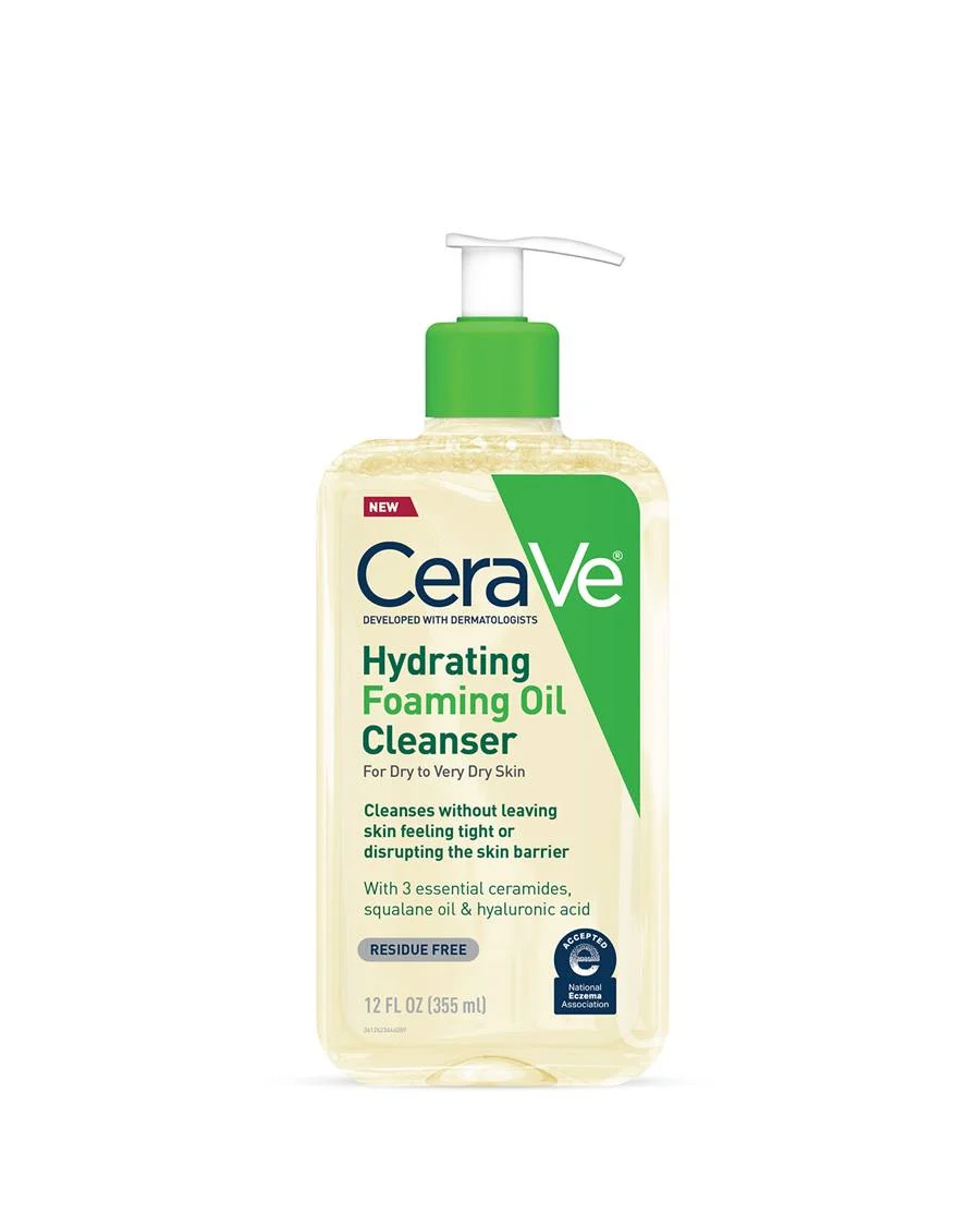 Масло для лица CeraVe — Масло для умывания Hydrating Foaming, 473 мл — фото 2