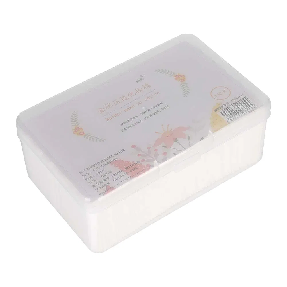 Салфетки для снятия макияжа из хлопка, 150 шт, 5x6 см Generic