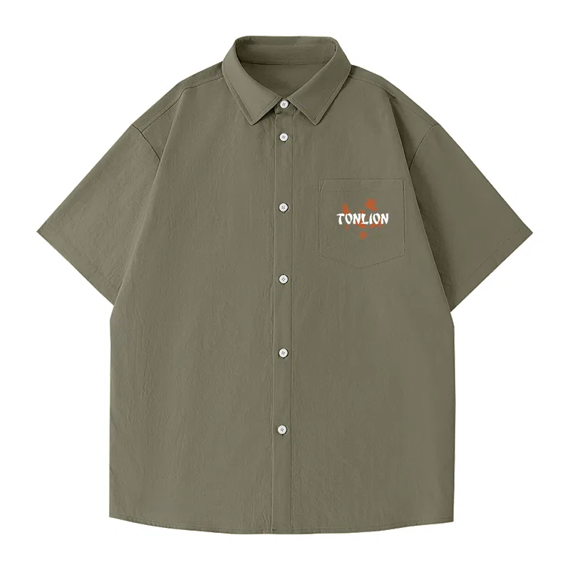 Детская рубашка-поло с коротким рукавом Tonlion, Army Green
