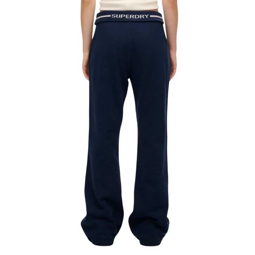 Джоггеры Essential Logo Flare Fit Superdry, синий — фото 2