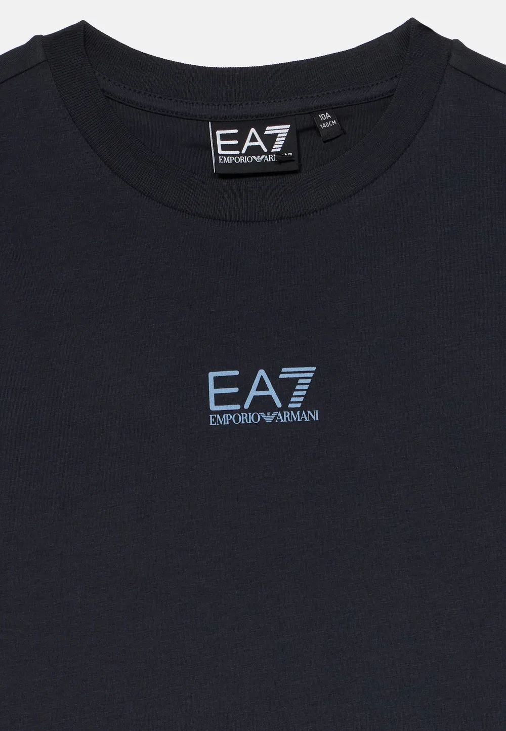 Футболка с графическим принтом "Поезда", унисекс - футболка с принтом Ea7 Emporio Armani, Dark Navy — фото 3