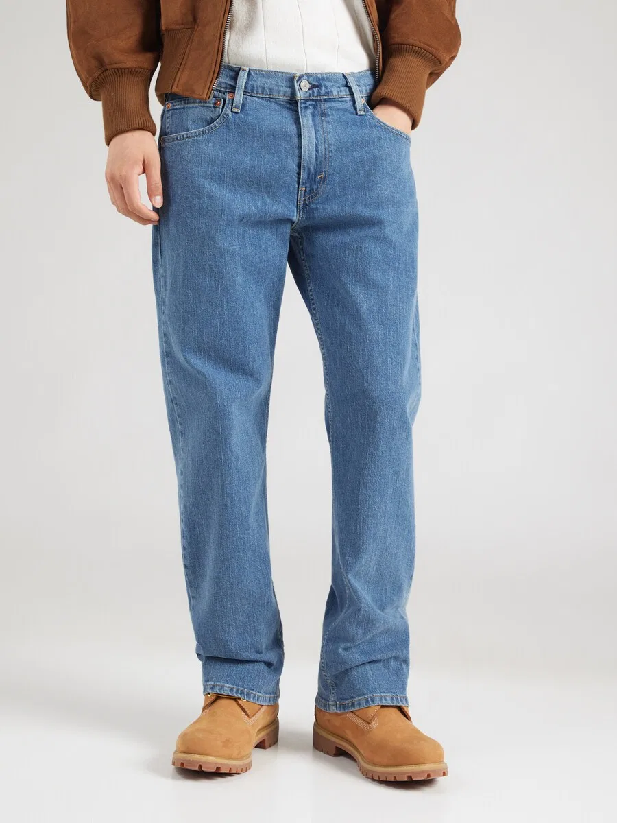 Джинсы LEVI'S Regular '569 Loose Straight' синего цвета — фото 2