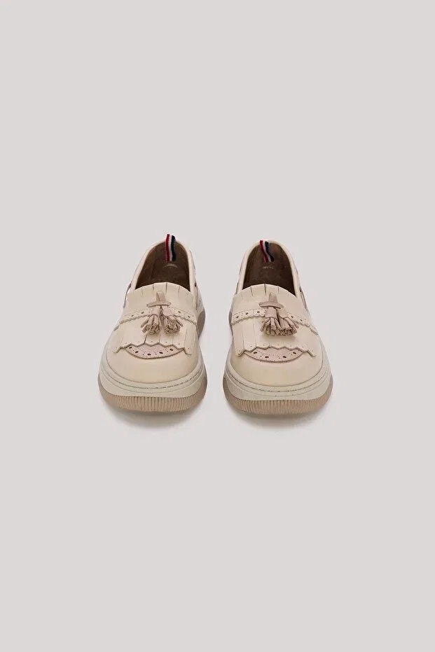 Детские туфли для мальчиков кожаные Beverly Hills Polo Club, Beige