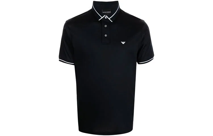 Мужское поло Navy Blue Emporio Armani, Цвет Navy Blue
