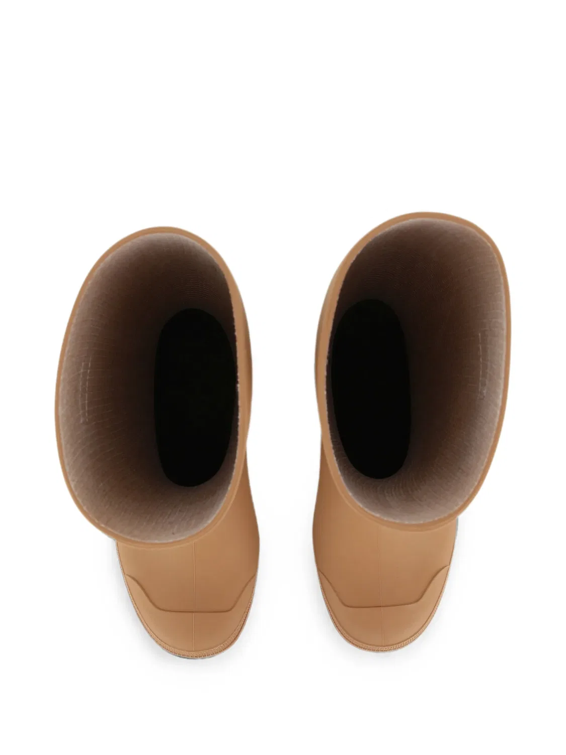 Резиновые сапоги с нашивкой-логотипом Chloé Kids, нейтральные цвета — фото 4