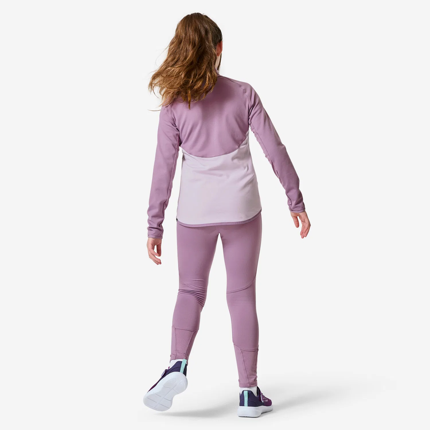 Детский спортивный костюм с длинным рукавом Decathlon, Glyzinienlila / Zartes Fliederfarben — фото 4