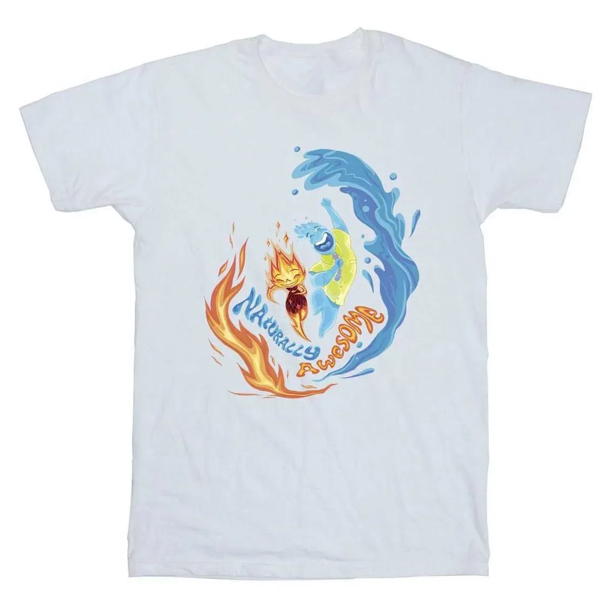 Хлопковая футболка Naturally Awesome Elemental, White