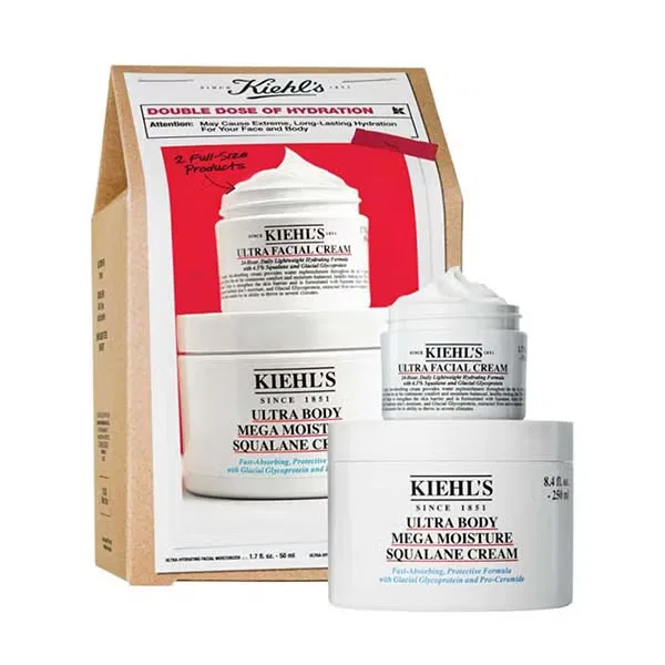 Набор для ухода за кожей лица и тела с кремами Ultra Facial Cream и Body Squalane Cream Kiehl's