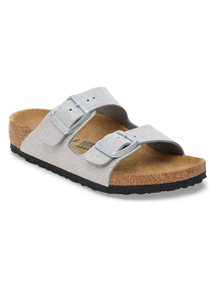 Мюли Arizona Birkenstock, серебряный