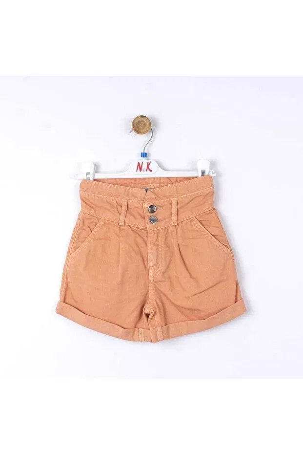 Детские шорты для девочек с высокой талией Nk Kids, Salmon