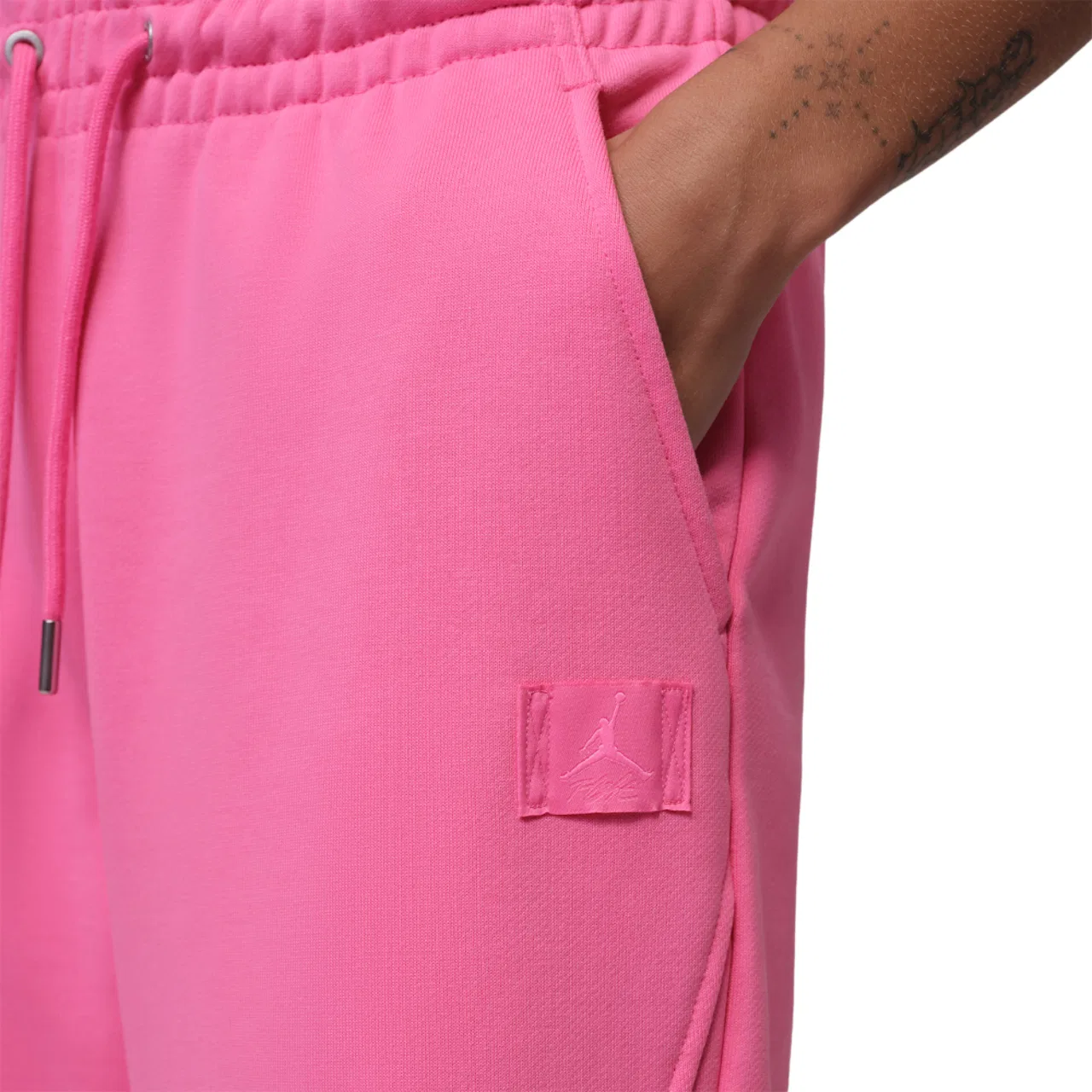 Женские брюки из флиса Flight Fleece FLR Jordan, цвет Pinksicle/Pink Glow — фото 3