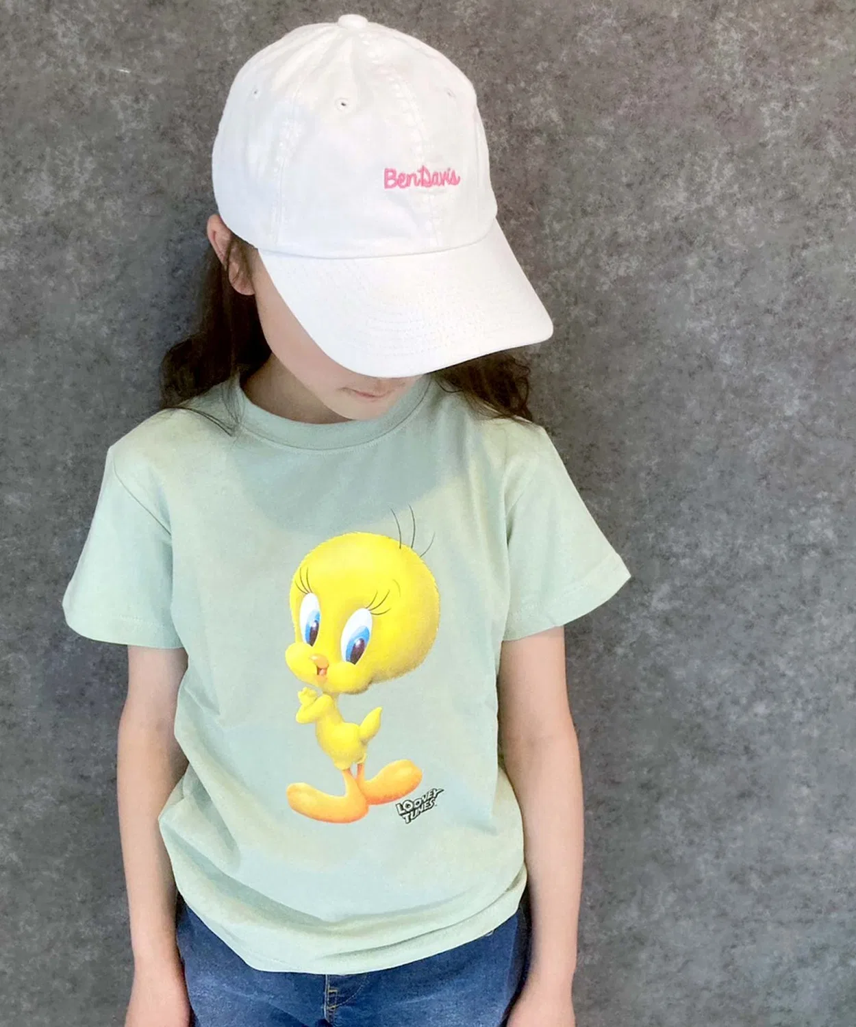 Детская футболка с принтом Tweety Looney Tunes SHISKY, Мятный