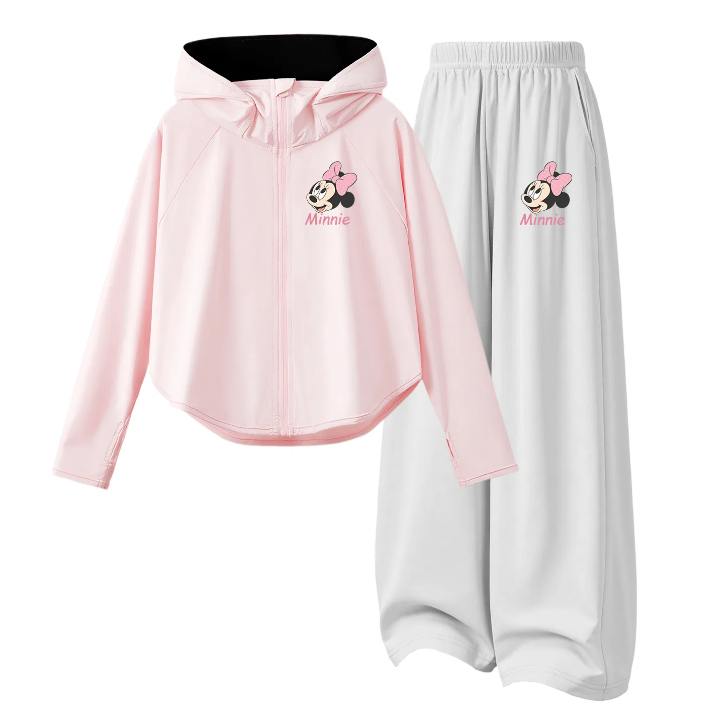 Детский спортивный костюм с капюшоном Disney, Pink