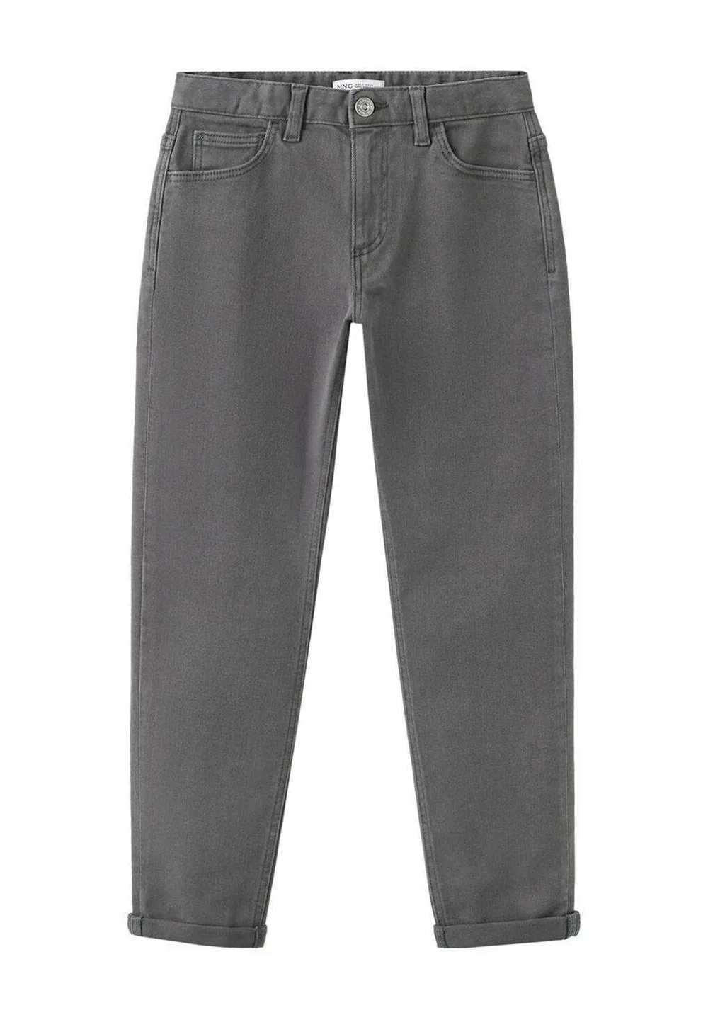 Детские джинсы облегающего кроя Mango Kids, Grey