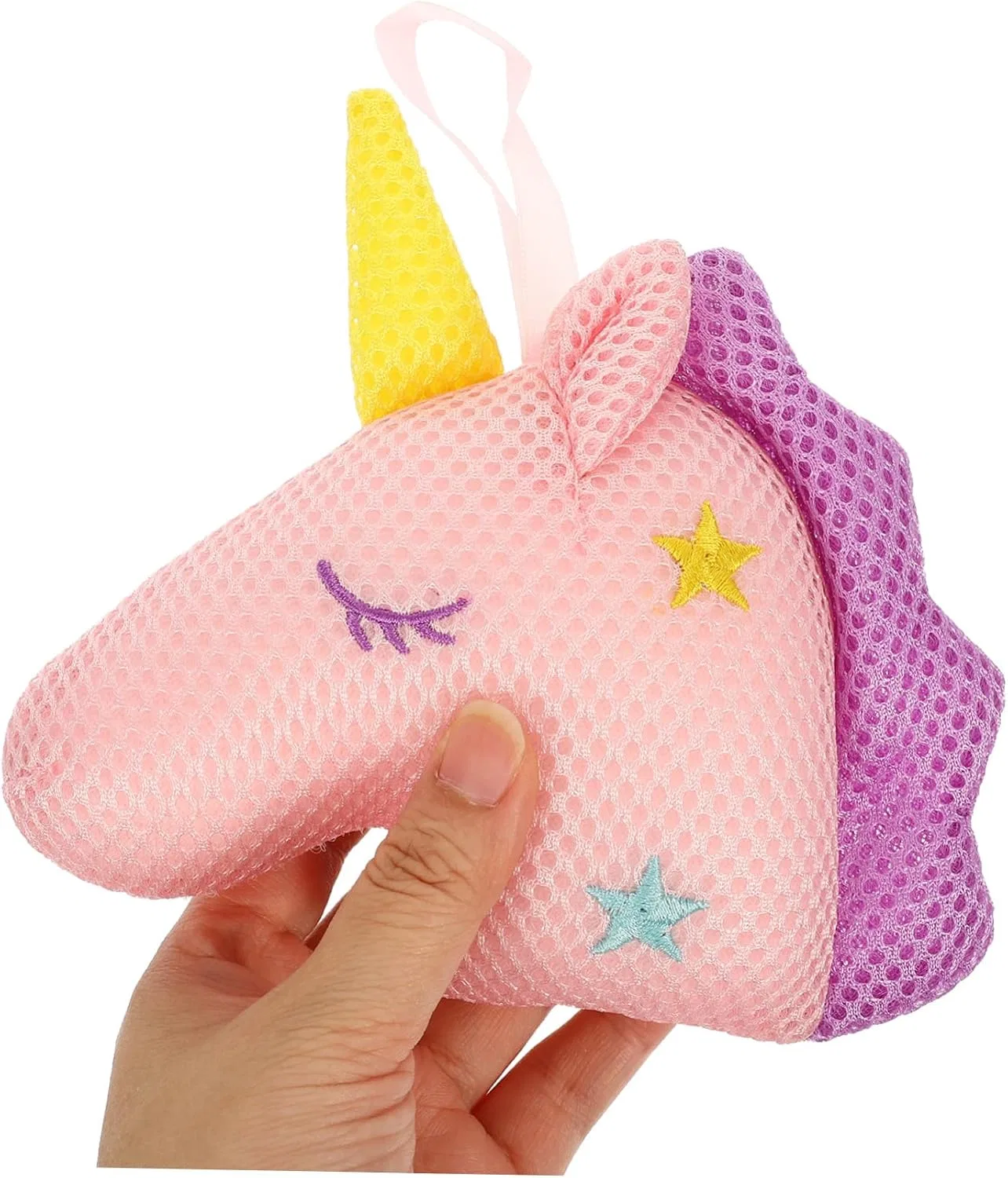 Мочалка для душа Unicorn, FRCOLOR, набор 6 шт, 16x10x15 см, мультиколор — фото 3