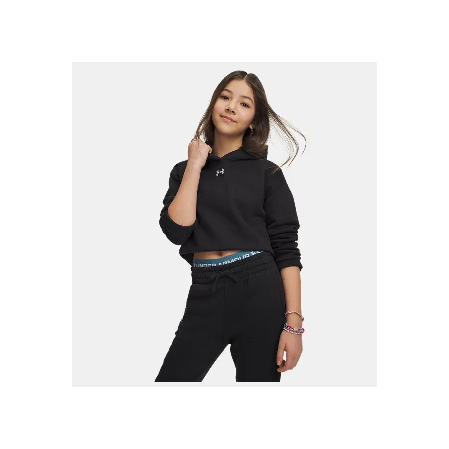Детский свитшот с капюшоном UA Rival Fleece Under Armour, Серый