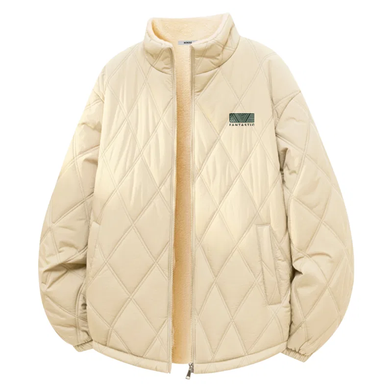 Детский пуховик с воротником-стойкой на флисовой подкладке City Boy MINISO, Thermal Caramel Brown — фото 3