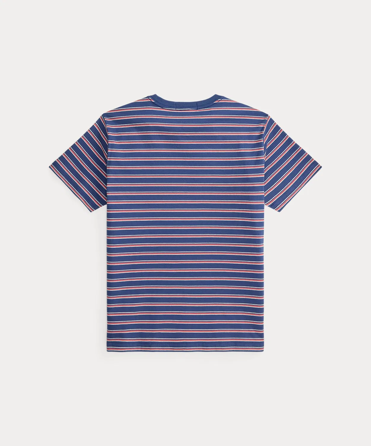 Детская футболка с коротким рукавом в полоску Polo Ralph Lauren Childrenswear, Blue — фото 2