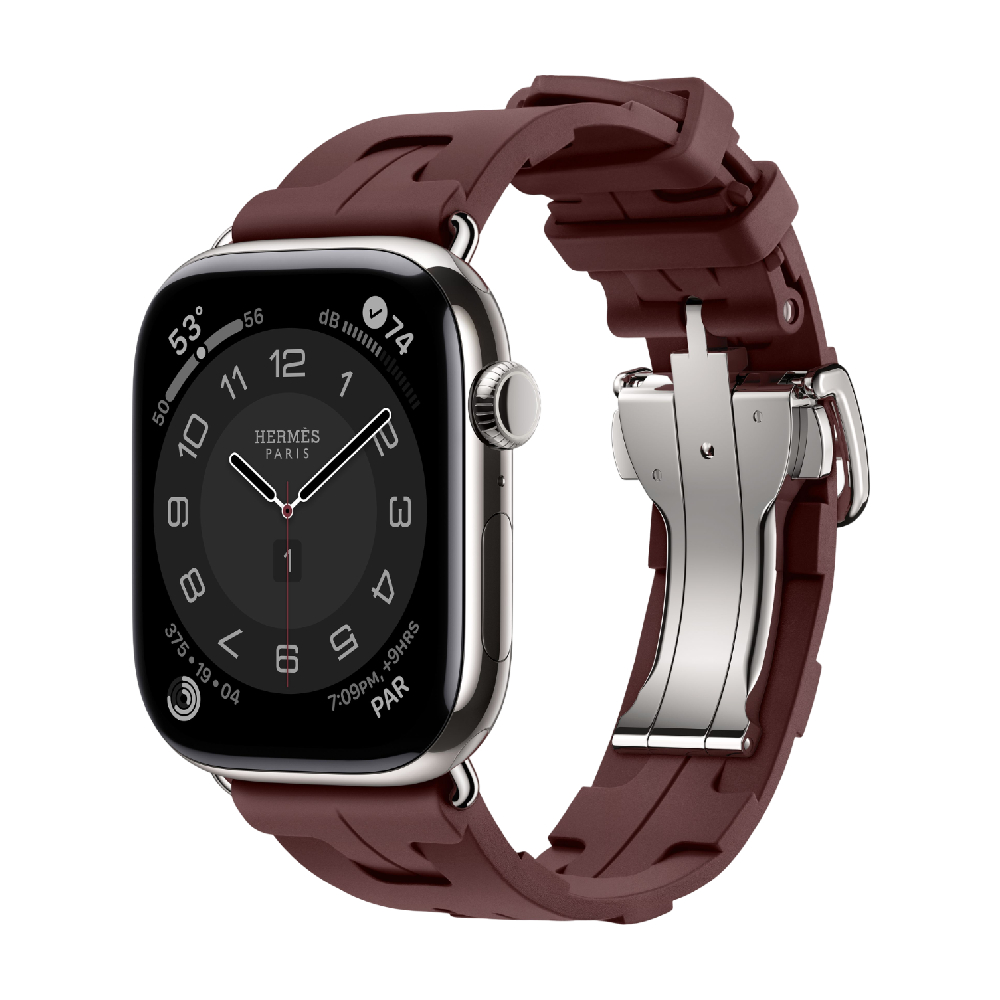 

Apple Watch Hermès Series 11 (GPS+Cellular), 46 мм, Silver Titanium Case/Bordeaux Kilim Single Tour - One Size, Серебристый, Apple Watch Hermès Series 11 (GPS+Cellular), 46 мм, Silver Titanium Case/Bordeaux Kilim Single Tour - One Size