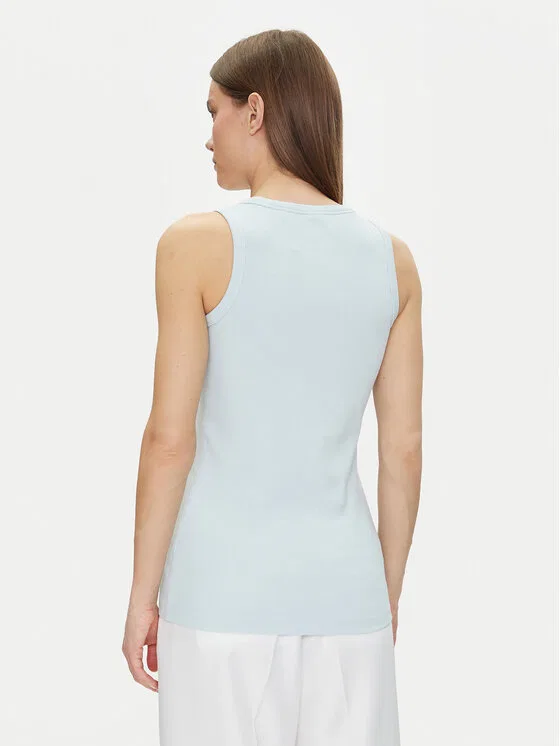 Топ slim fit C-Ematite Boss, светло-голубой — фото 3