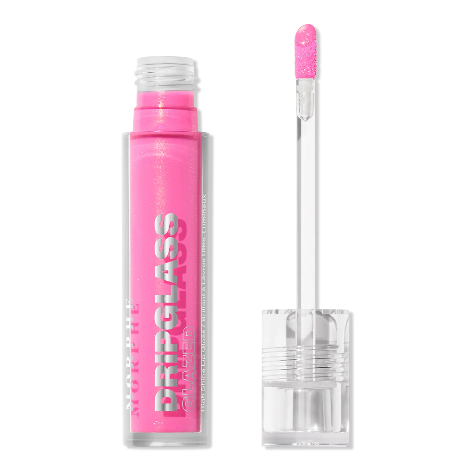 

Блеск для губ Dripglass Glazed High Shine Lip Glosse Morphe, Glint of Pink (shimmering cool-toned pink)