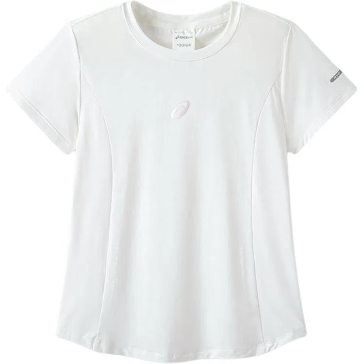 Футболка Быстрое Высыхание, Crew Neck, Thin Stretch, ASICS, Raw White