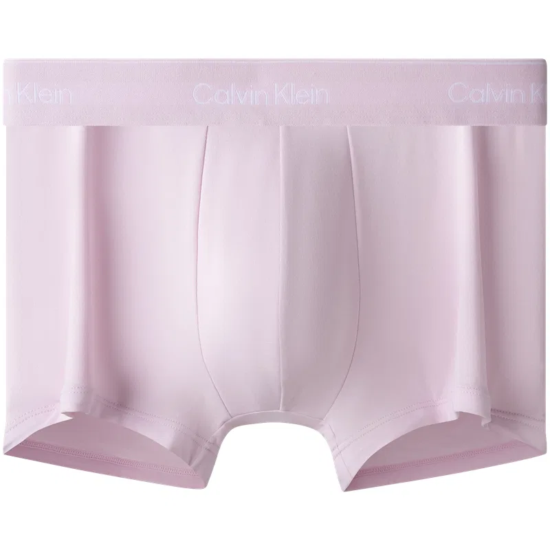 Мужские боксеры с принтом ZFR-Letter Calvin Klein, Pink — фото 3