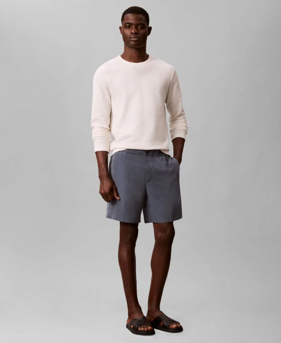 Мужские шорты с эластичным поясом straight fit Calvin Klein, Dark Slate — фото 2