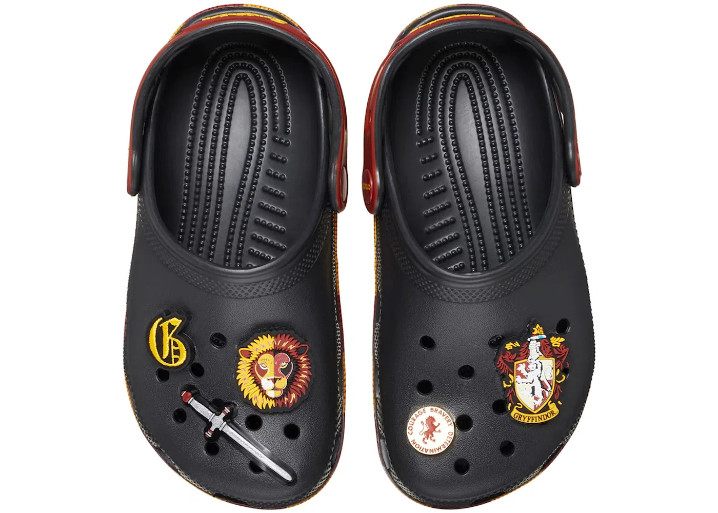 Детские клоги с принтом Harry Potter Gryffindor Crocs Classic Clog, Multi — фото 2