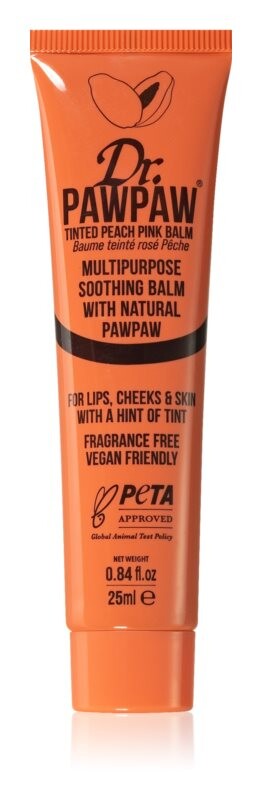 

Тонирующий бальзам для губ и щек Dr. Pawpaw Peach Pink, 25 мл