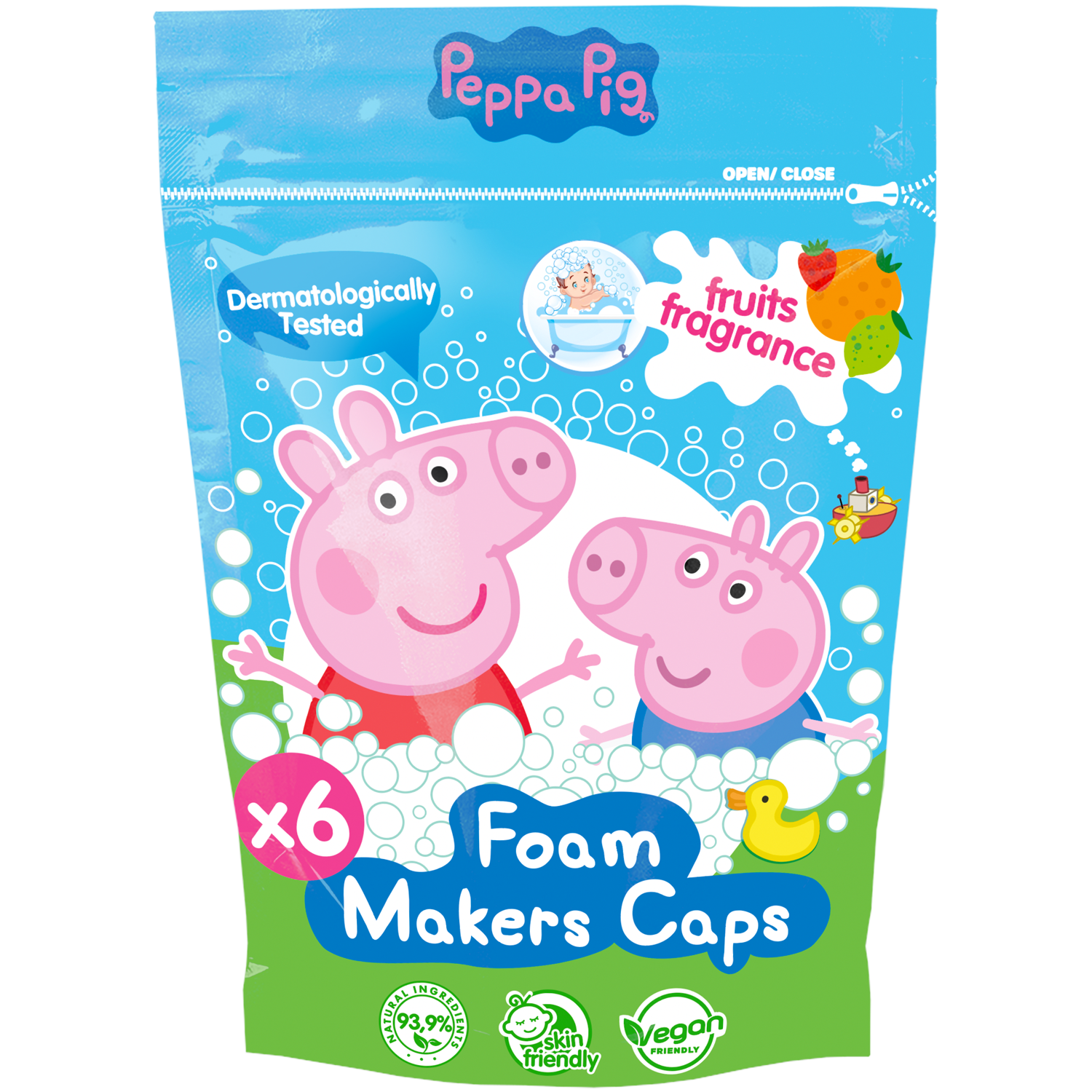 Peppa Pig жемчужная ванна для детей, 6х20 г - фото