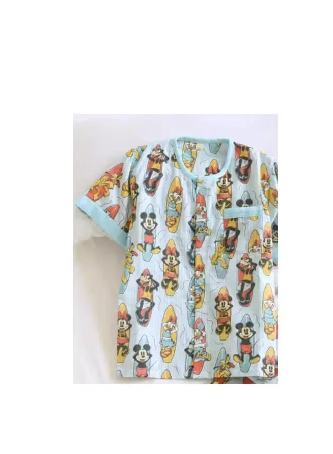 Пижамный комплект с коротким рукавом из хлопковой марли Disney — фото 3
