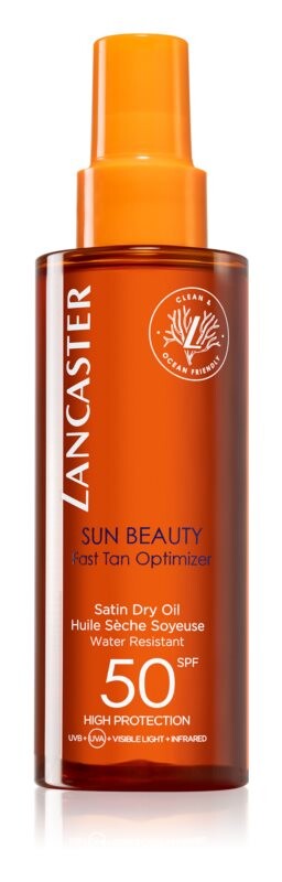 

Сухой спрей с маслом для загара SPF 50 Lancaster Sun Beauty Satin Dry Oil